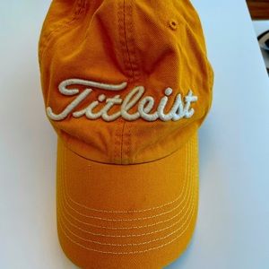 Orange Titleist Hat